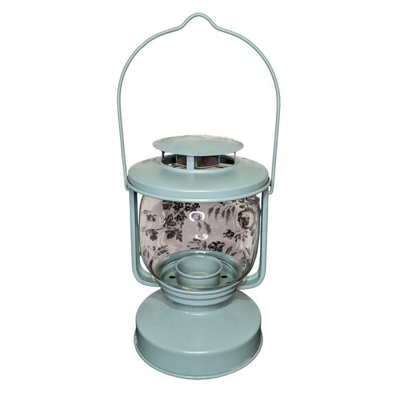 IKEA Morkt Teal Tealight Candle Lantern Lamp Light Decor Rustic Farmhouse - Picture 1 of 10
